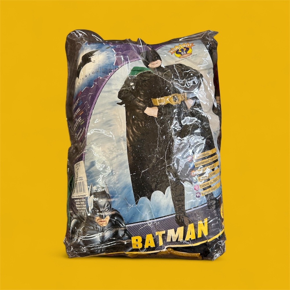 Batman The Dark Knight Deluxe Toddler Sz 3-4 Costume With Working Flashlight